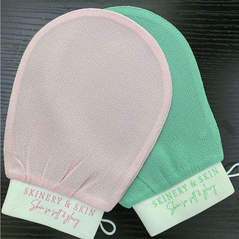 Guante Exfoliador Ducha Spa Colores Calidad Unidad Color Naranjo 4