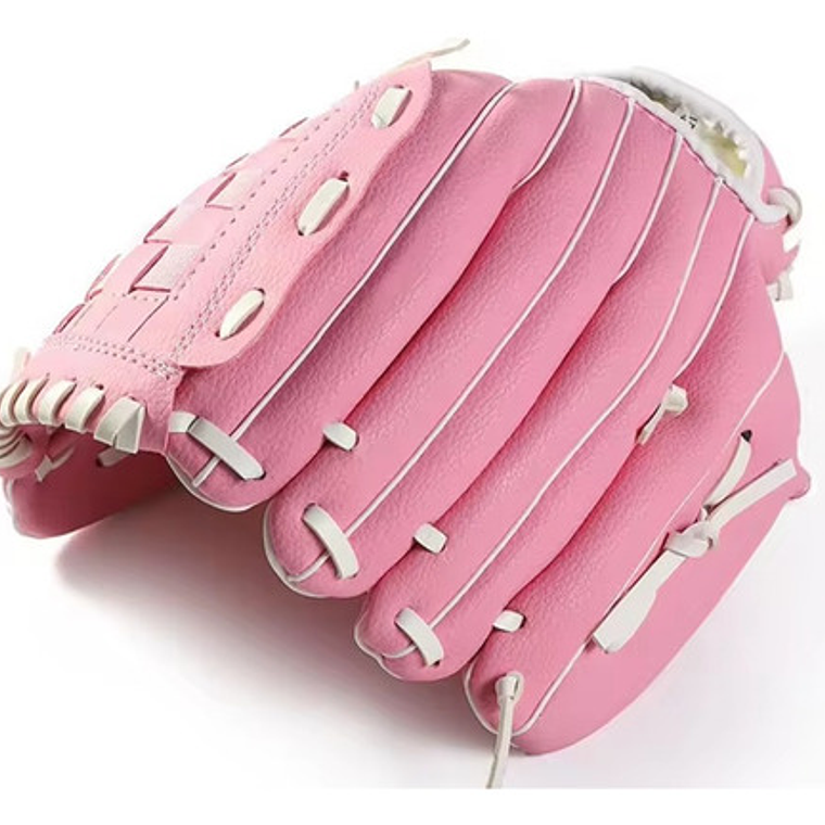 Guante De Beisbol Para Adulto Y Niños Medidas Deporte Color Rosa Talla 12,5 Pulgadas 3