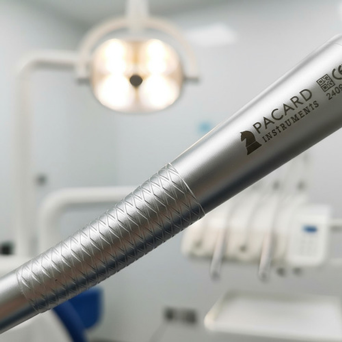 Turbina Dental Push Midwest Pacard Color Plateado 4