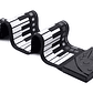 Teclado Piano Musical Para Niños 49 Teclas Flexible Plegable Color Negro - Miniatura 2