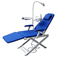 Sillón Dental Portátil Completo Con Luz Resistencia Calidad Color Azul - Miniatura 1
