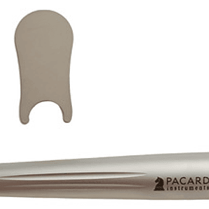 Turbina 45° Dental Pacard Push Posterior Única Super Spray Color Plateado