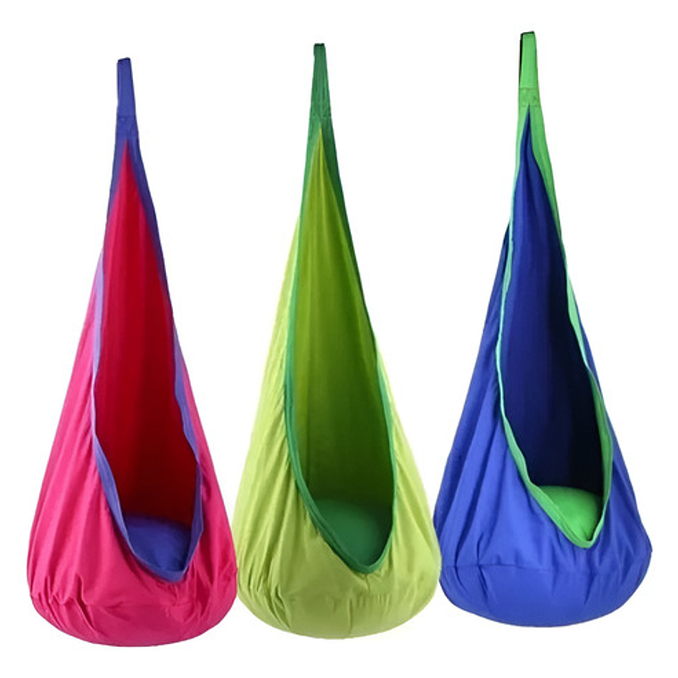 Columpio Sensorial Acolchado Resistente Incluye Anclaje Color Fucsia 1