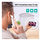 Otoscopio Inalámbrico Wifi Cámara Oído Luz Led Recargable Color Blanco - Miniatura 5