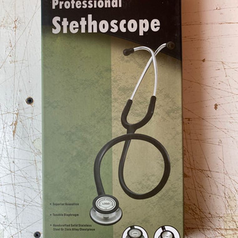Estetoscopio Dual Premium Negro Tornasol Edición Especial 7