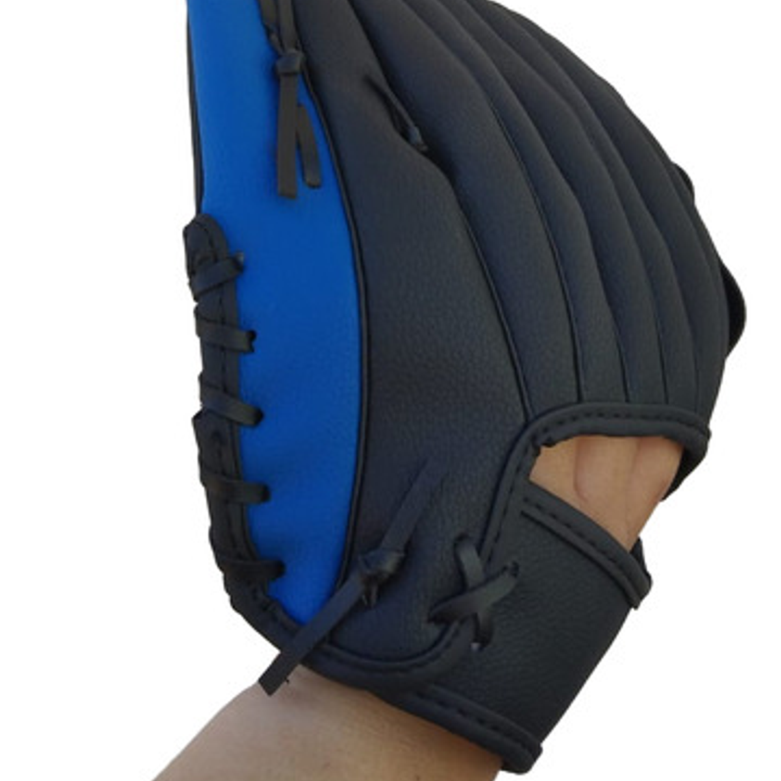 Guante De Beisbol Para Adulto Y Niños Medidas Deporte Color Negro Azul Talla 12,5 Pulgadas 4