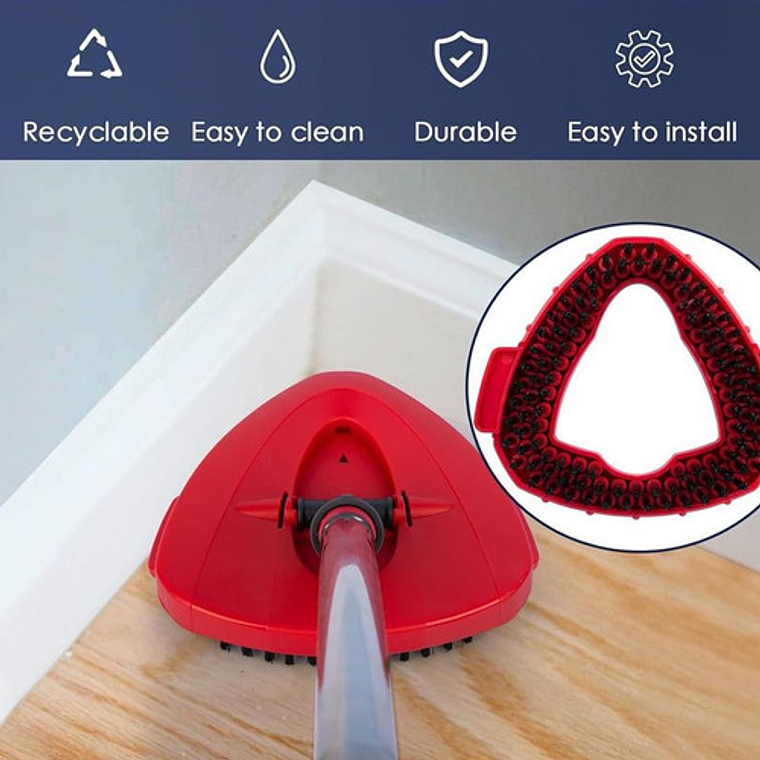 Repuesto Cepillo Mopa Balde Con Pedal Easy Wring & Clean Color Rojo 3