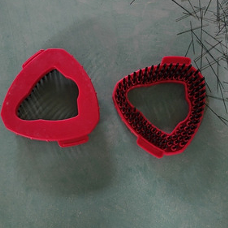 Repuesto Cepillo Mopa Balde Con Pedal Easy Wring & Clean Color Rojo 8