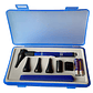 Otoscopio Médico Set Xl + Conos 2 Pilas Único C/ Estuche Color Azul - Miniatura 1