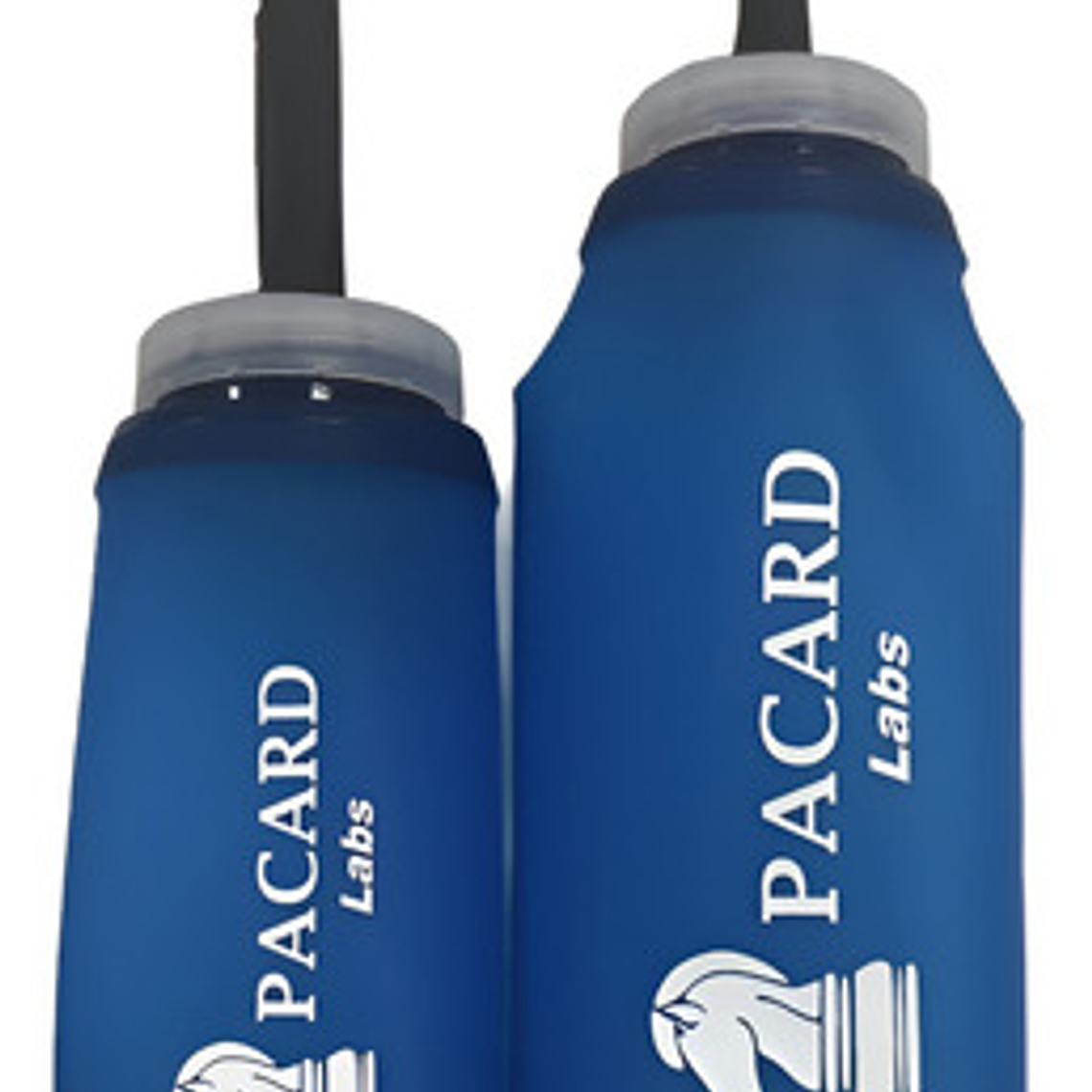 Botella De Agua Plegable Running 350cc Pacard Color Azul 3