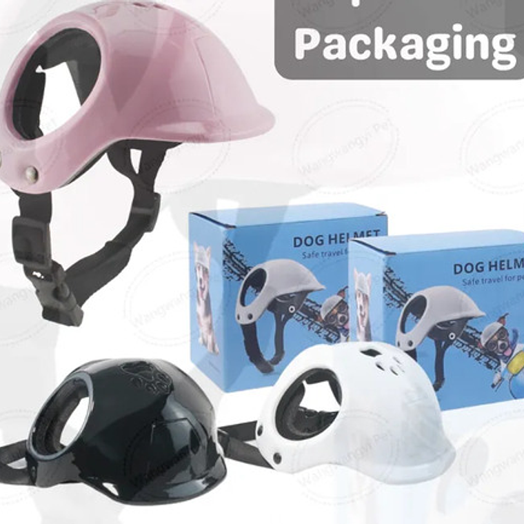 Cascos Para Perros-gatos Uso Moto, Bicicleta Y Protección 13