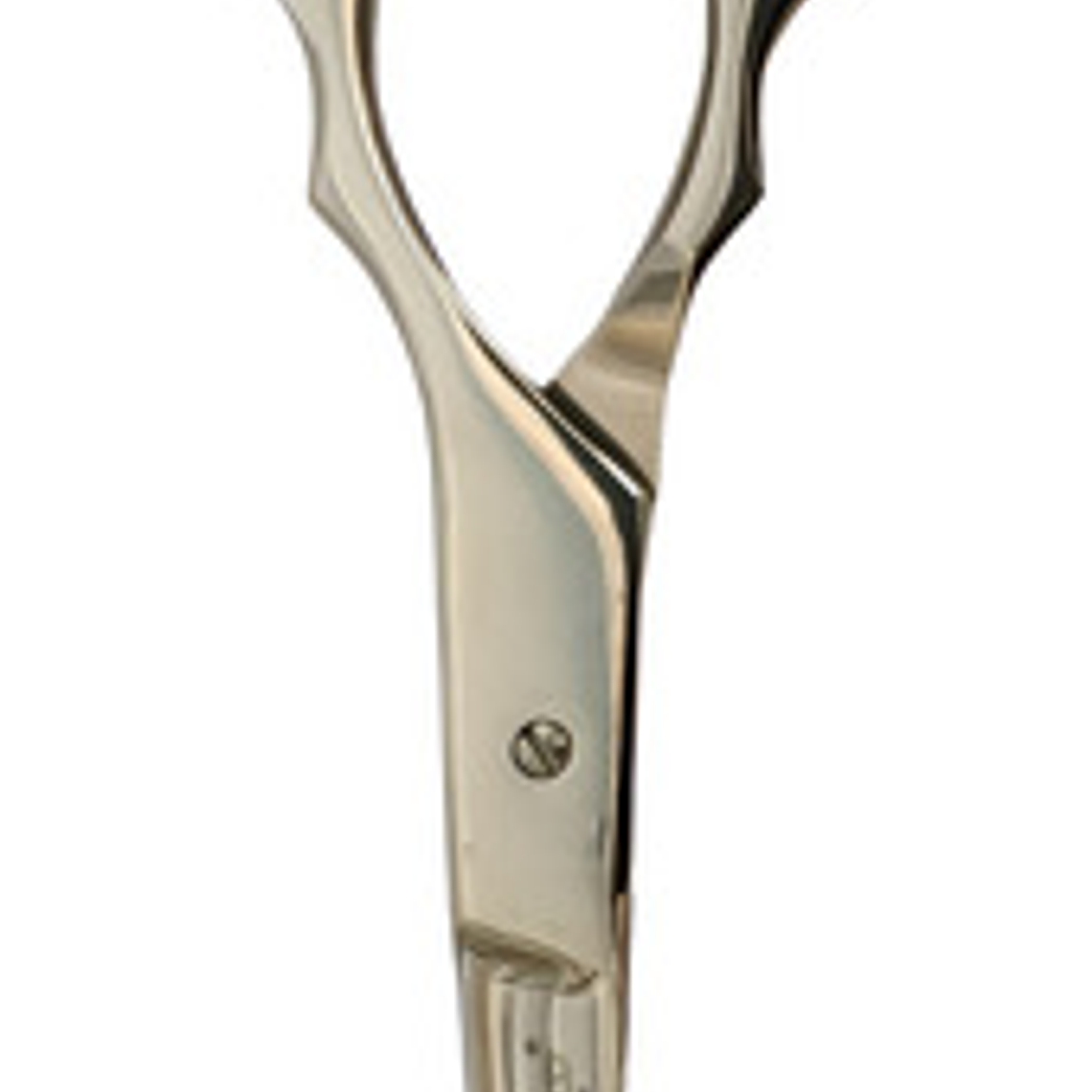 Tijera Barberia Profesional Cabello Barba Azul Anillos Gold 2