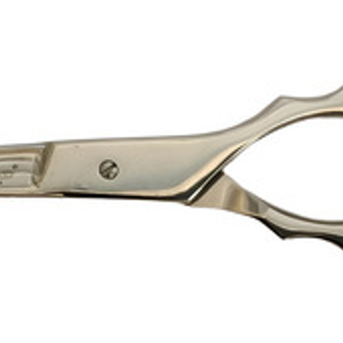 Tijera Barberia Profesional Cabello Barba Azul Anillos Gold 3