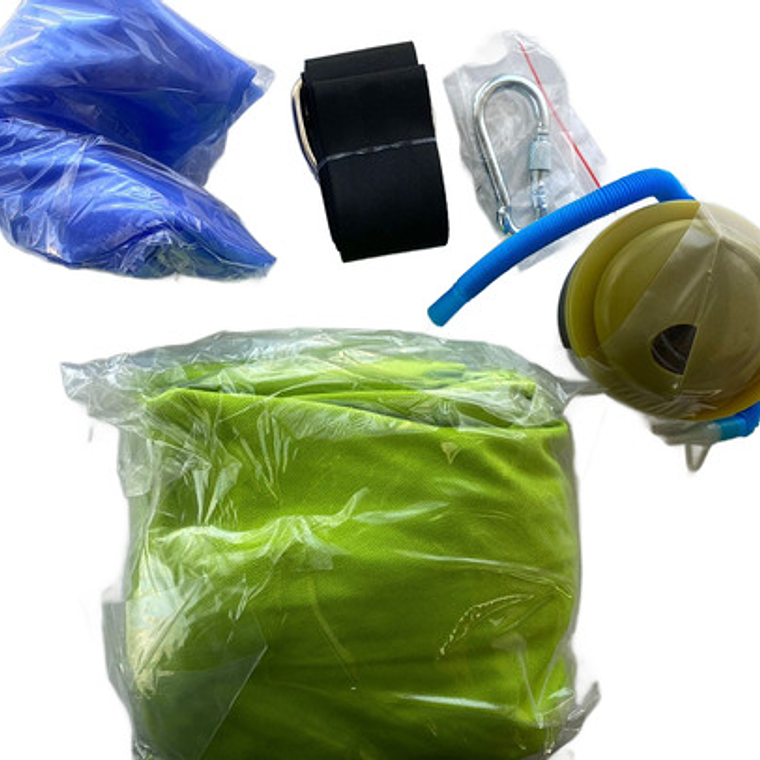 Columpio Sensorial Acolchado Resistente Incluye Anclaje Color Verde 3