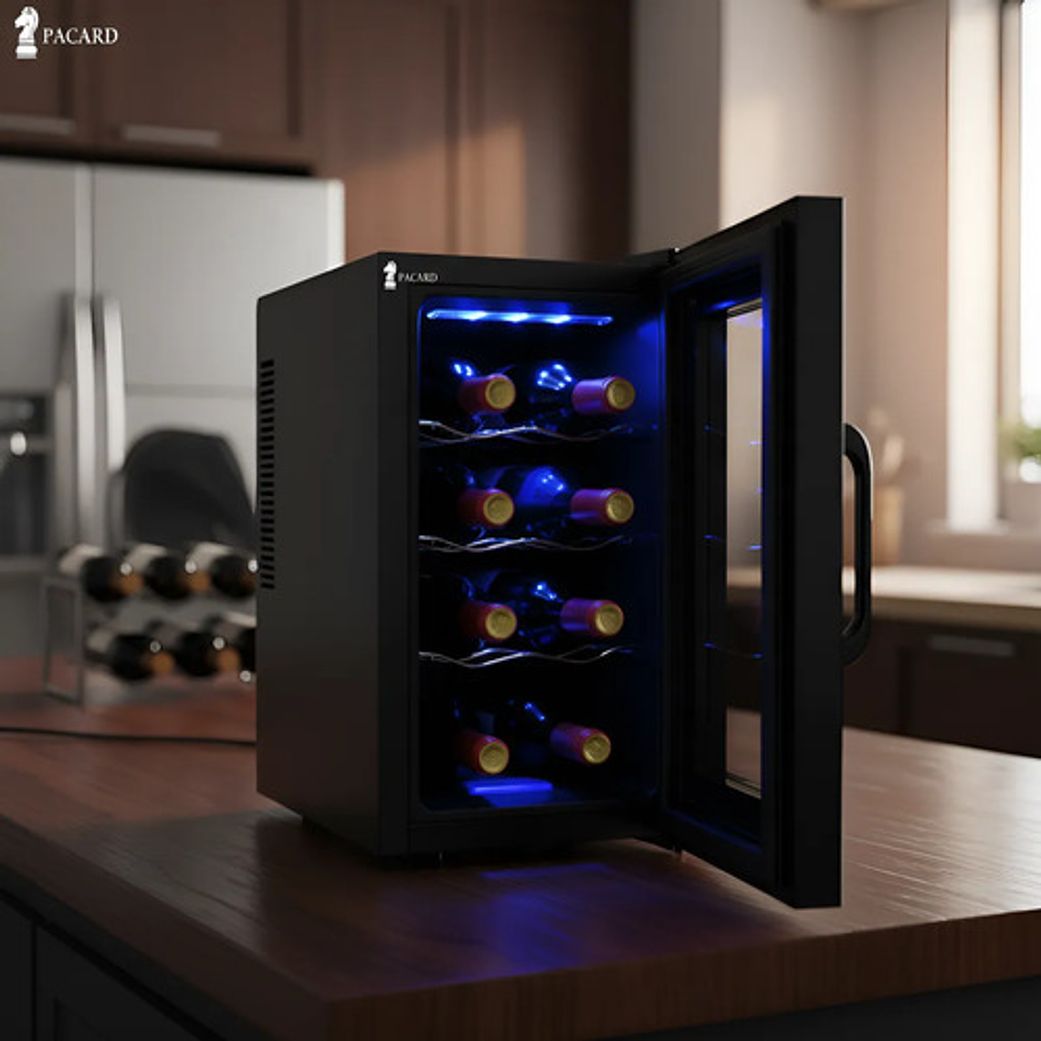 Cava De Vino Termoeléctrica 8 Botellas Panel Original Pacard 2