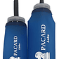 Botella De Agua Plegable Running Única 620cc Pacard Color Azul - Miniatura 3