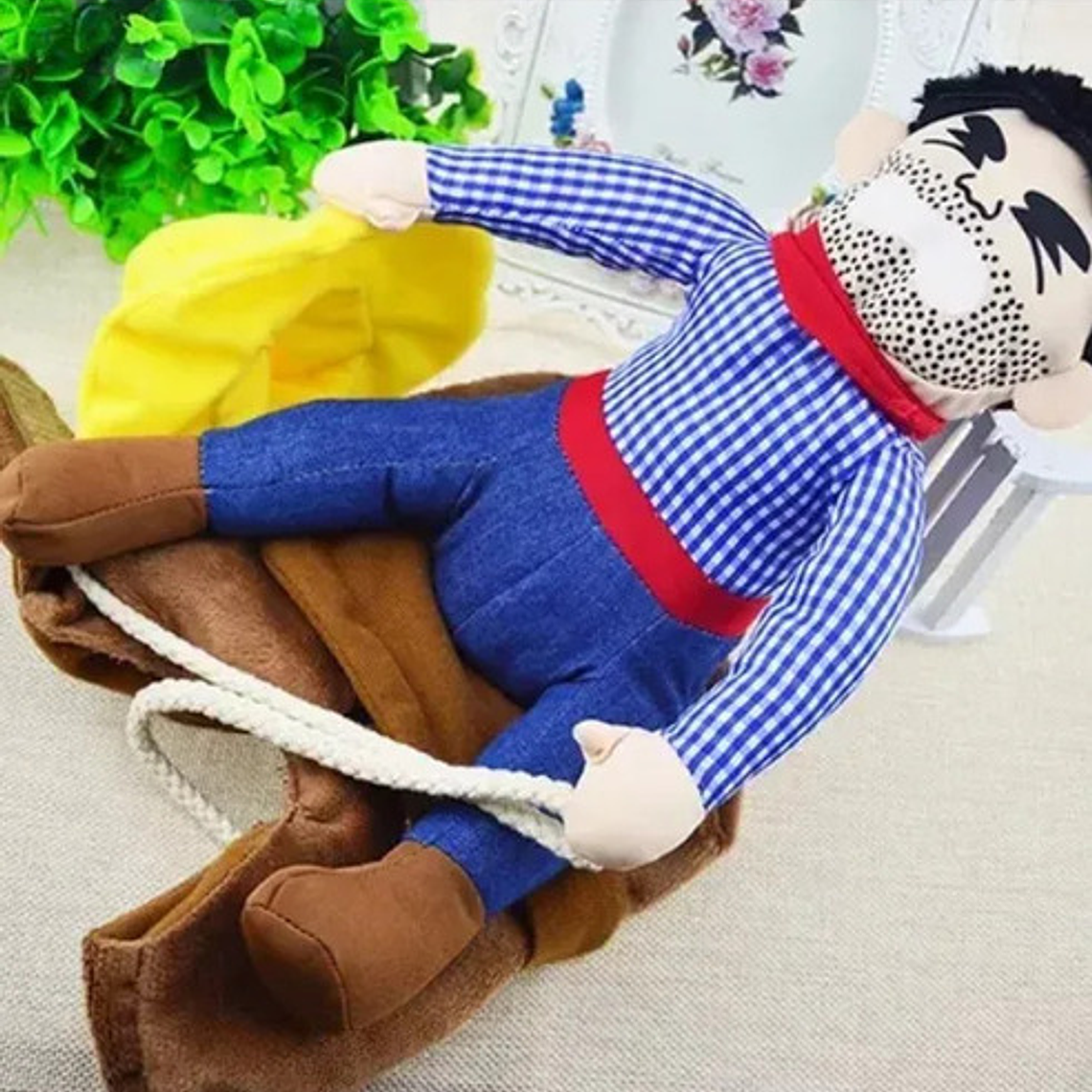 Disfraz Para Perros Y Gatos Con Jinete De Vaquero Dif Tallas Color Talla Xl 7