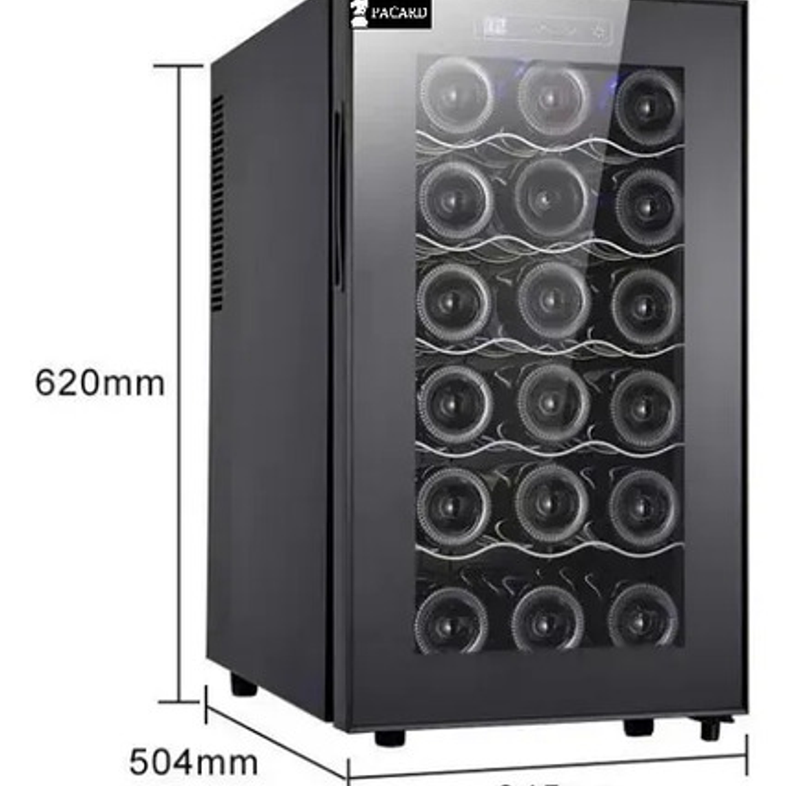 Cava Vino Termoeléctrica 18 Botellas Panel Pacard 8