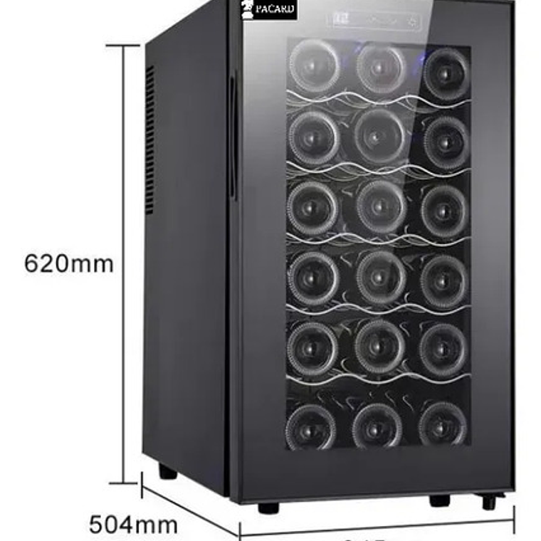 Cava Vino Termoeléctrica 18 Botellas Panel Pacard 8