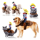 Disfraz Para Perros Y Gatos Con Jinete De Vaquero Dif Tallas Color Talla L - Miniatura 2