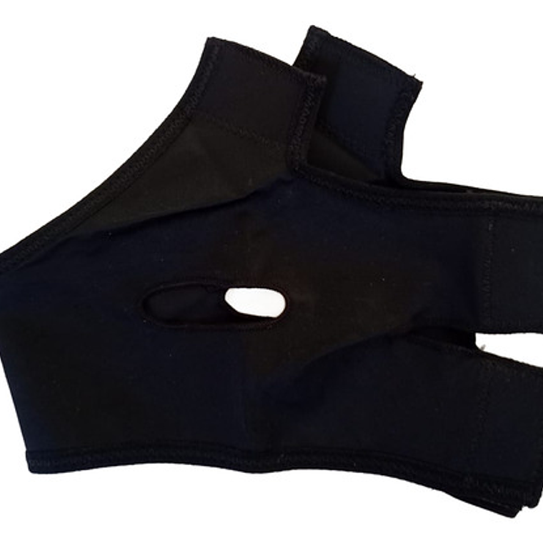 Mentonera Faja Facial Papada Rostro Medidas Full Color Negro Talla L 2