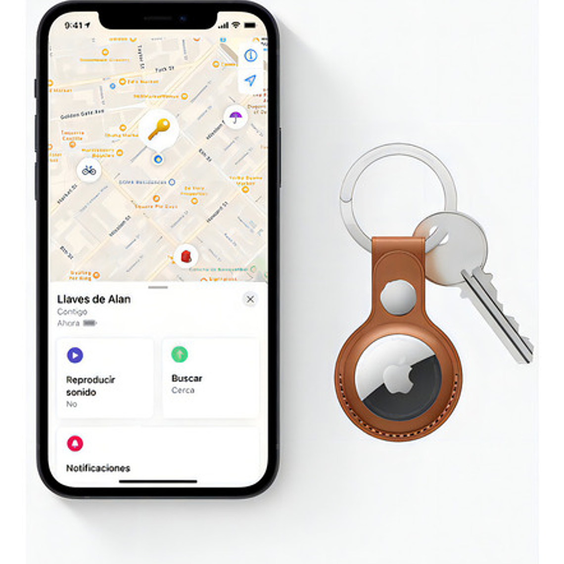 Airtag Apple 1u Color Blanco 6