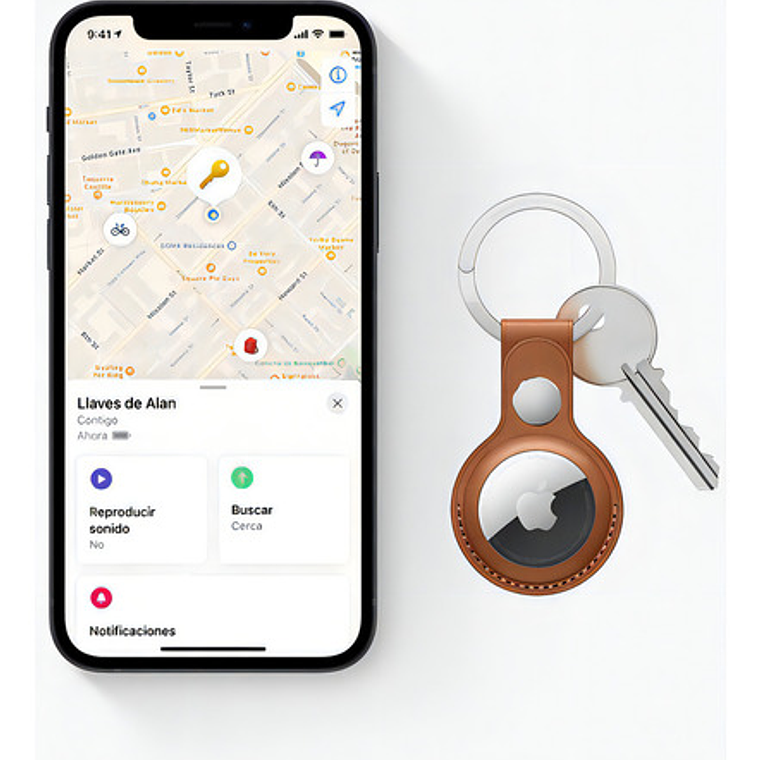 Airtag Apple 1u Color Blanco 6