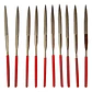 Set 10 Limas Largas Manuales Para Laboratorio Dental Y Más - Miniatura 1