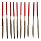 Set 10 Limas Largas Manuales Para Laboratorio Dental Y Más - Miniatura 2