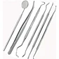 Set Xl Examen Dental Cuchareta Espátulas Y Más 6 Con Estuche Rosa - Miniatura 2