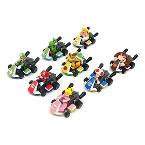  Figuras Super Mario Kart Set 8 Figuras A Fricción Calidad