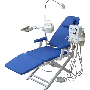 Sillón Dental Portátil Completo Con Trimodular Y Luz Calidad