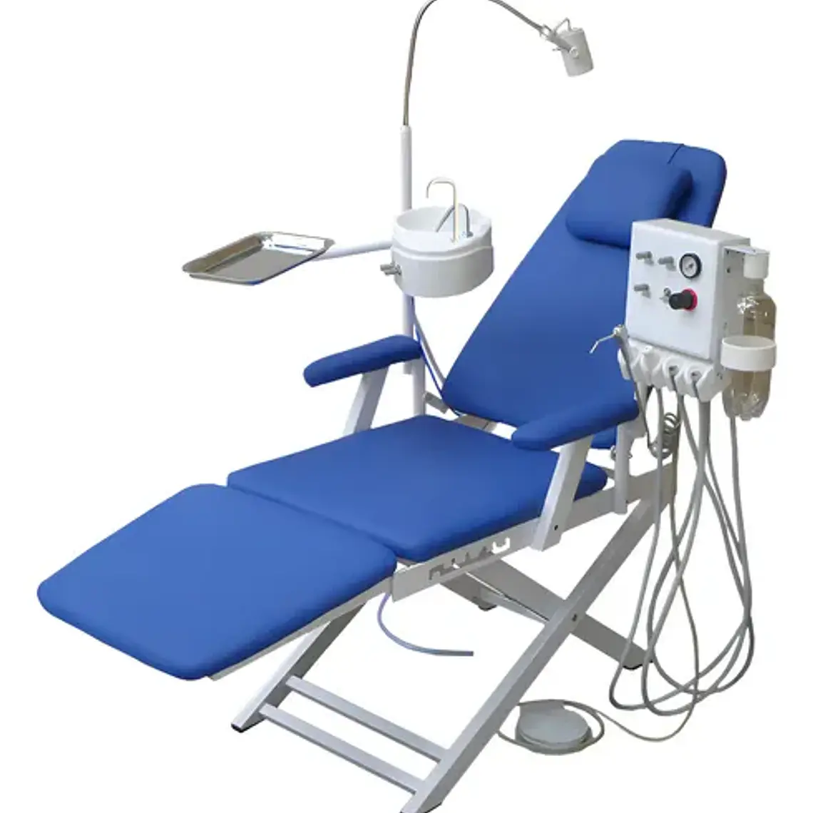 Sillón Dental Portátil Completo Con Trimodular Y Luz Calidad 1