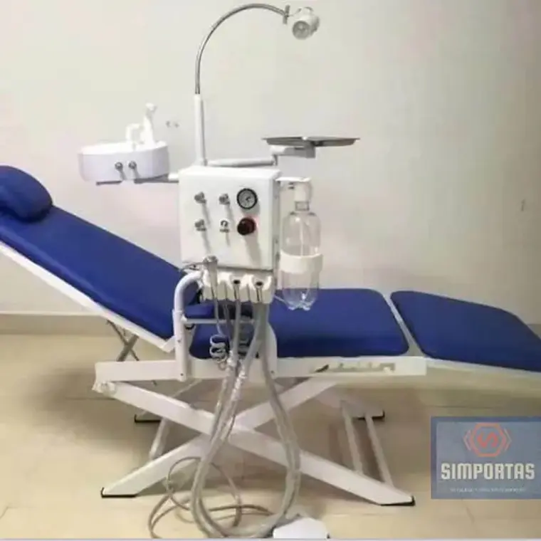 Sillón Dental Portátil Completo Con Trimodular Y Luz Calidad 8
