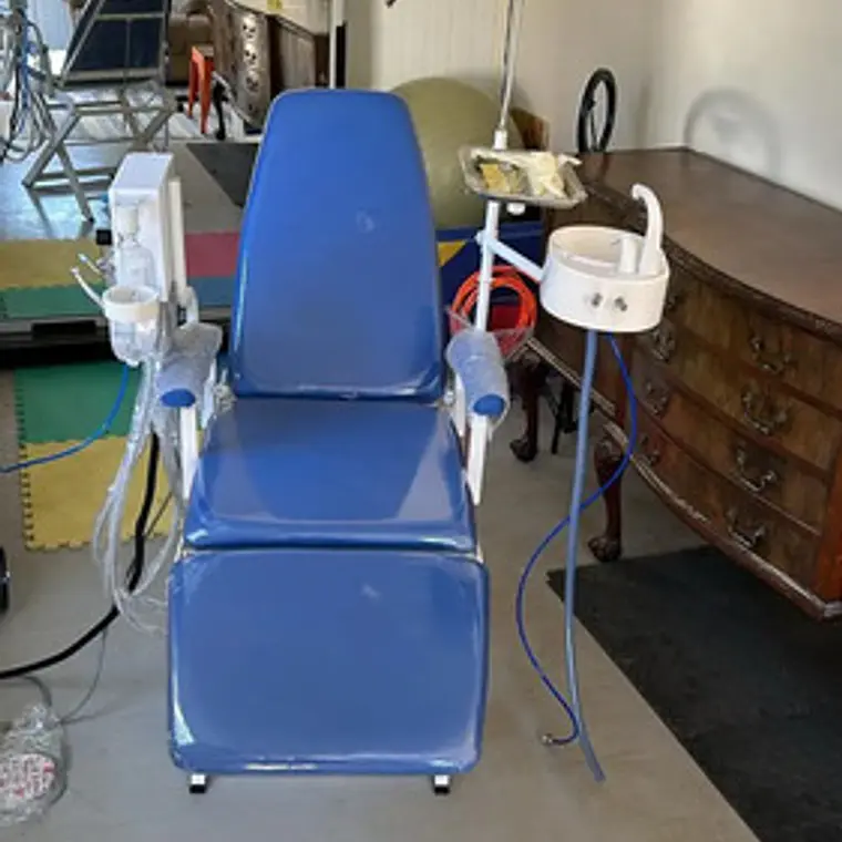 Sillón Dental Portátil Completo Con Trimodular Y Luz Calidad 10