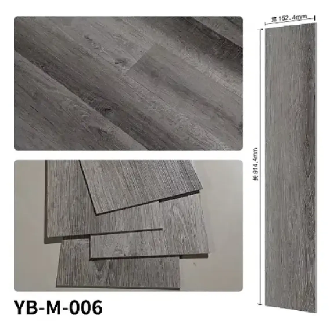 Pack 50 Láminas Autoadhesivas Piso Pvc Vinilico Tabla Ivainc 3