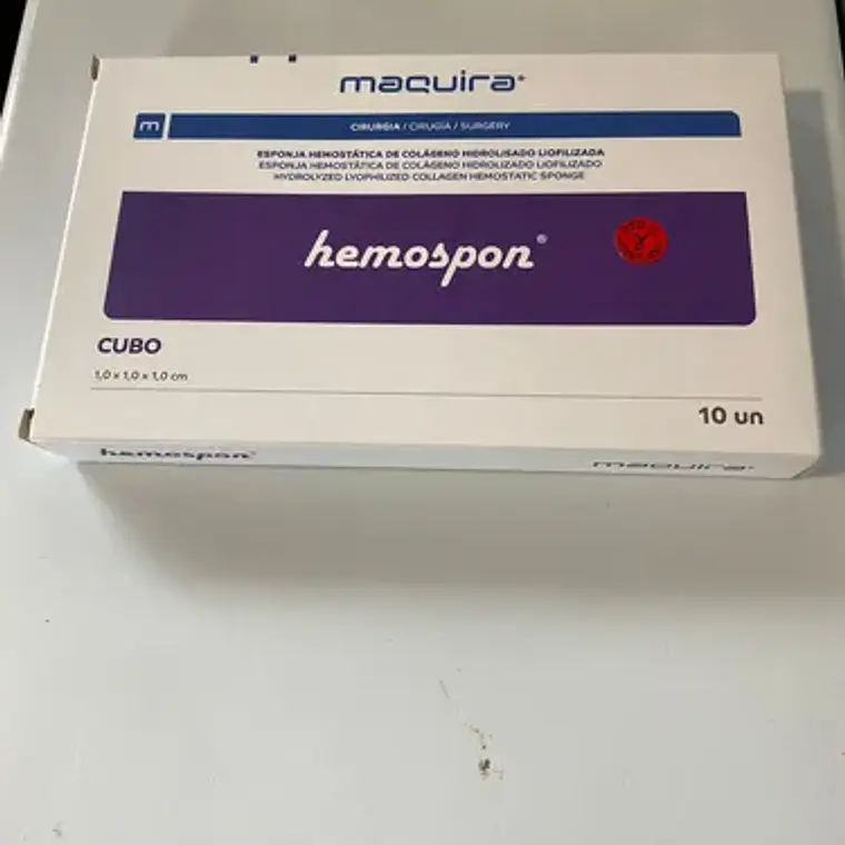 Gelitas Hemospon Dental Maquira 10 Unidades Calidad Express 5