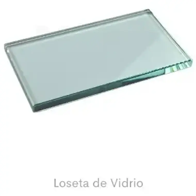 Loseta De Vidrio Bordes Redondeados Uso Dental Unidad 4