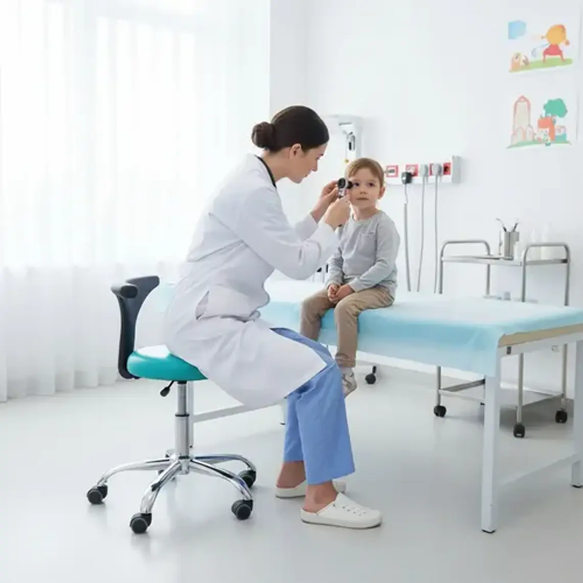 Taburete Silla Clínico Dental Médico Ergonómico Colores 26