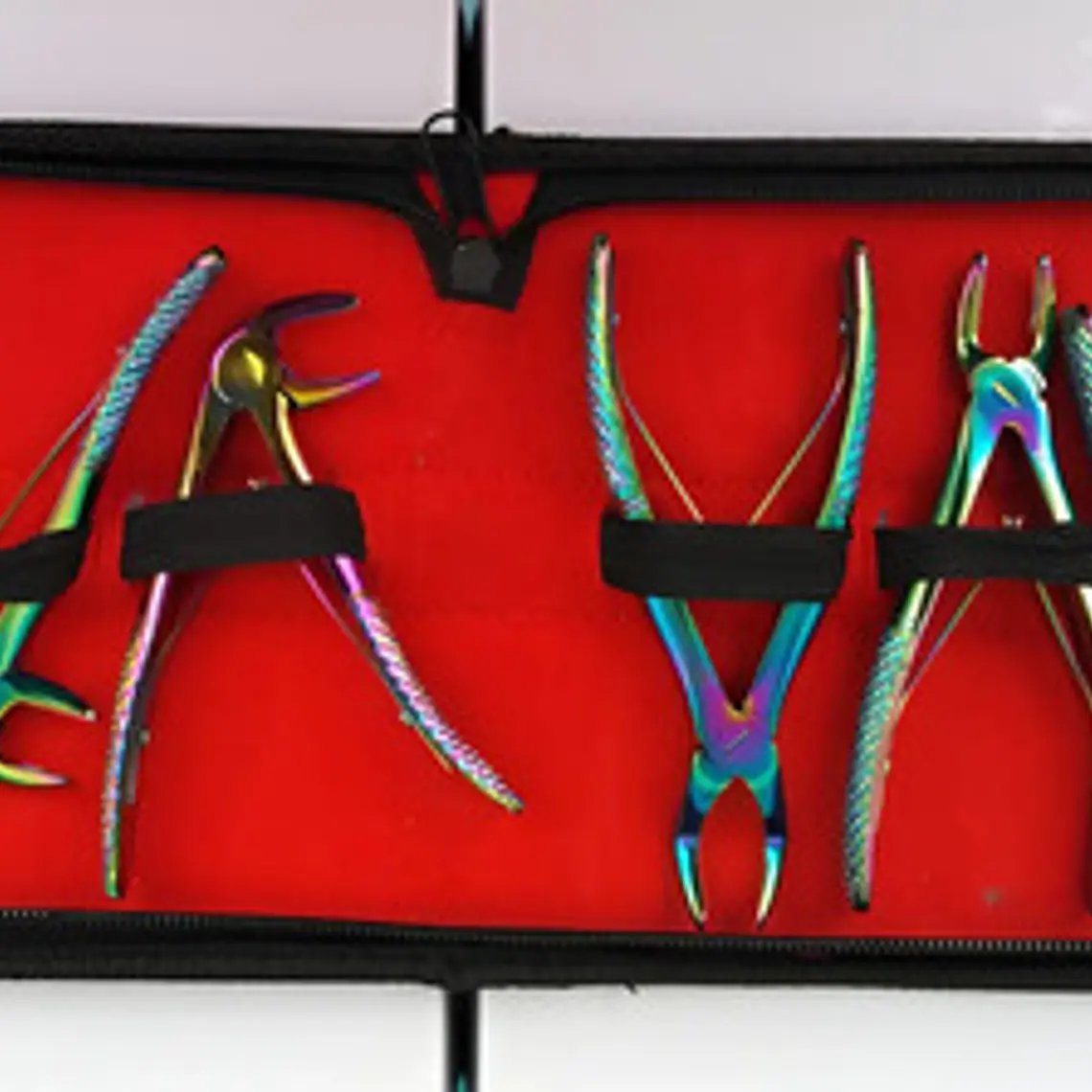 Set Completo Fórceps Pediátricos Arcoiris Pacard Estuche 1