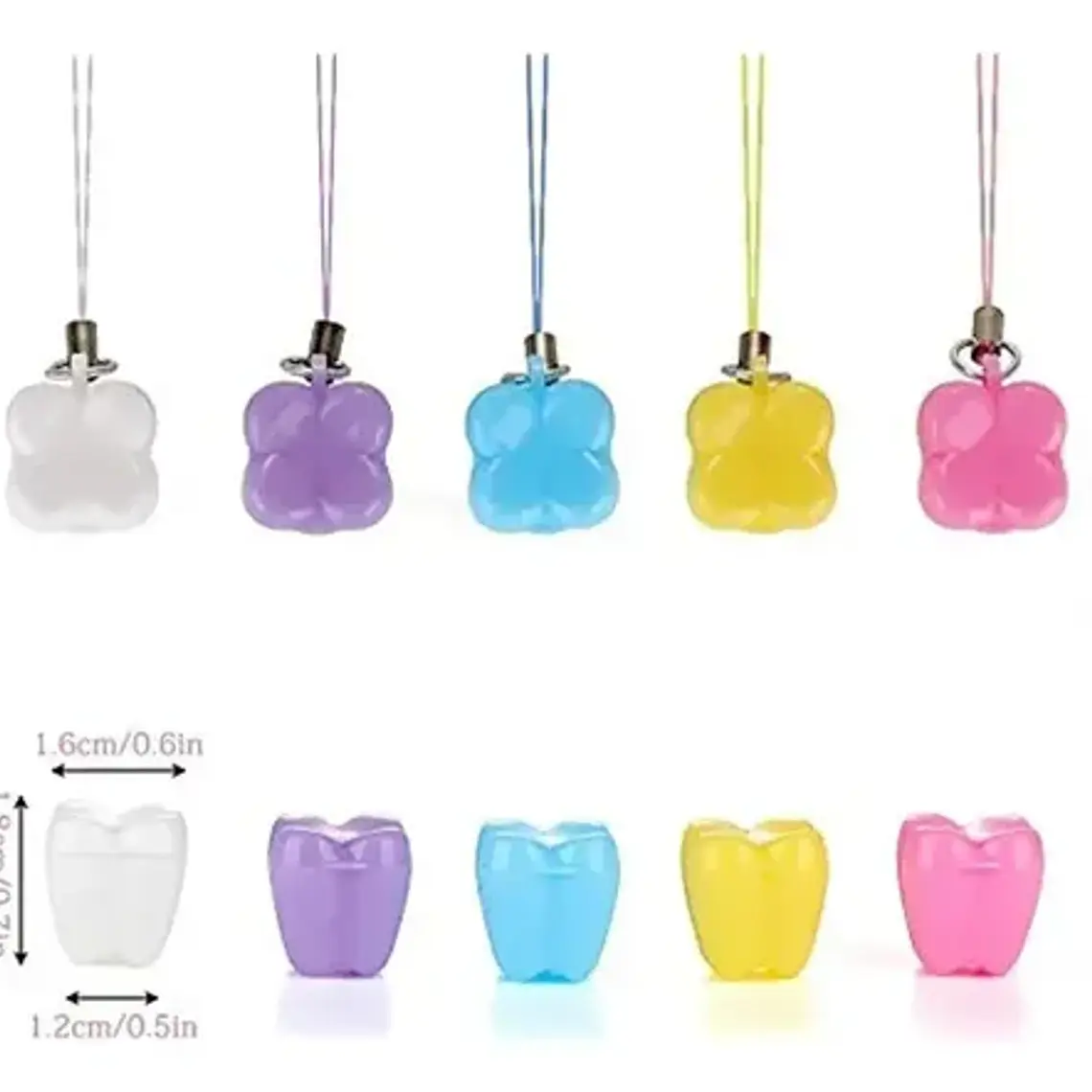 Muelitas Colgantes Para Guardar Dientes De Leche Pack 10 Un 8