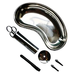 Kit Xl Lavado Oídos Únicos Jeringa 150cc Linterna Led Pacard