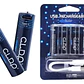 Pack 4 Pilas Únicas N-zinc Recargables Carga Directa +cable  - Miniatura 2
