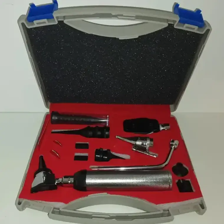 Set Xl Otoscopio Oftalmoscopio Rinoscopio Pacard Maletín 3