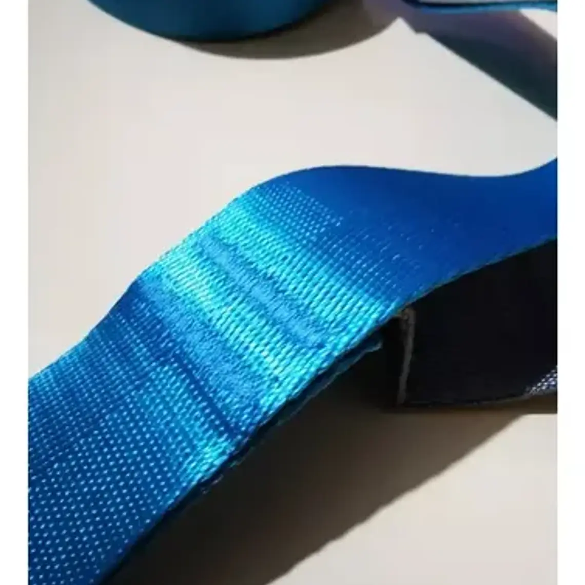 Banda Resistencia Rígida Firme Niveles Pilates Yoga Fuerza Azul 2