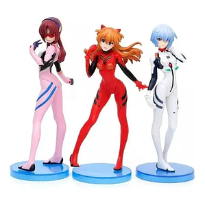 Figura Neon Genesis Evangelion - Set De 3 Personajes Express