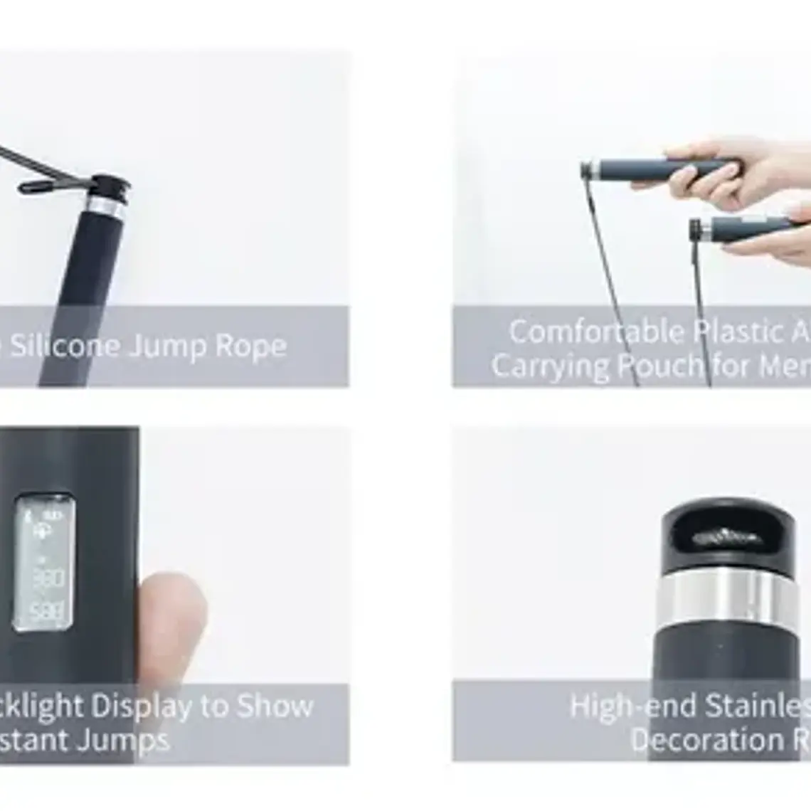 Cuerda Saltar Inteligente Única Usb Registro App Caja Full  5
