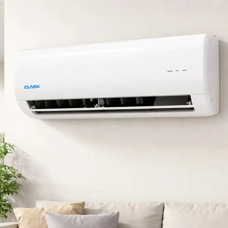 Aire Acondicionado Split Inverter Clark 12000 Btu Frío Calor Blanco 3
