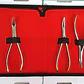 Set 3 Forcep Extracción Raíces Dentales Premium Marca Pacard Extracción Raíces - Miniatura 2
