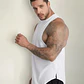 Polera Musculosa Sudadera Hombre Gimnasio Spandex Calidad - Miniatura 6